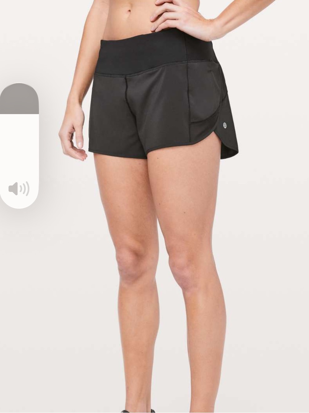 LULULEMON Mesh Over Miles 3” short - size 4